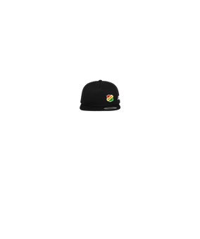 Merch 5 Panel Classic Snapback Cap Black Black