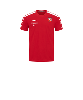 JAKO Power T-Shirt Kids Rot Weiss F100