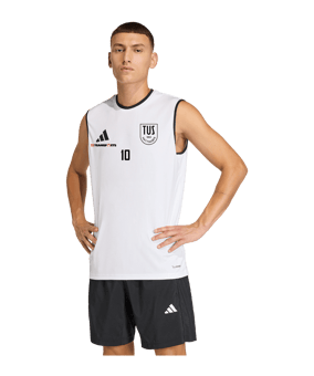 adidas Entrada 26 Sleeveless Trikot Weiß