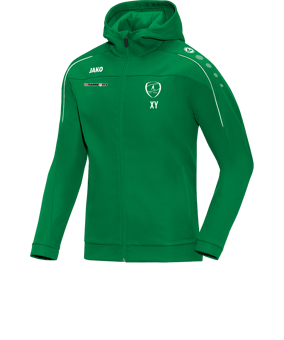 JAKO Classico Kapuzenjacke Grün F06