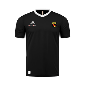 adidas Entrada 22 Trikot Schwarz Weiss