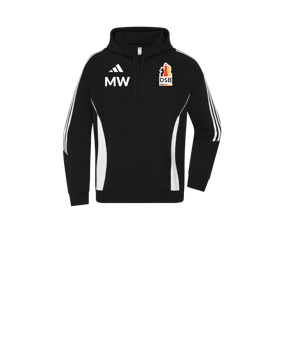 adidas Tiro 24 Hoody Kids Schwarz Weiss