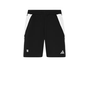 adidas Tiro 24 Baumwollshort Schwarz Weiss