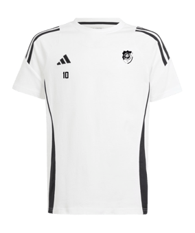 adidas Tiro 24 T-Shirt Kids Weiss Schwarz