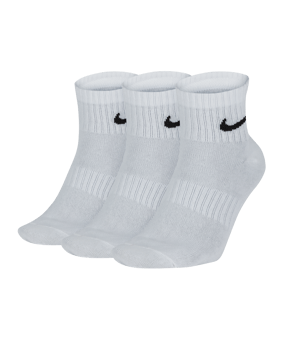 Nike Everyday LW Ankle 3er Pack Socken Weiss  F100 - weiss