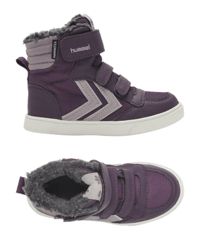 Hummel Stadil Super Poly Mid Sneaker Kids Rot F4079 - rot