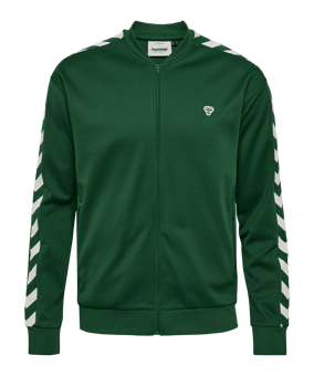Hummel Archive Regular Poly Zip Jacke Grün F6170 - gruen