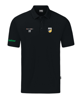 JAKO Organic Stretch Polo Shirt Schwarz F800