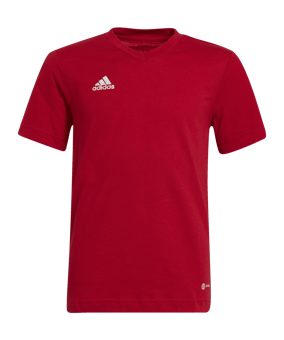 adidas Entrada 22 T-Shirt Kids Rot - rot