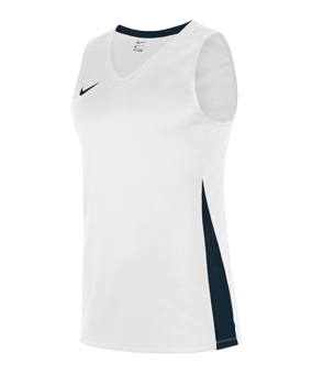 Nike Team Basketball Stock Trikot Weiss Blau F101 - weiss