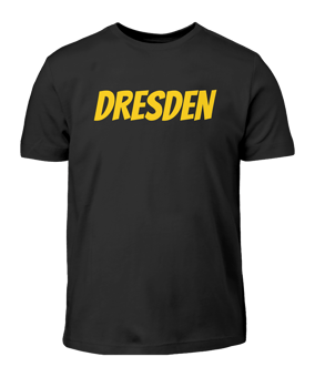 Kids T-Shirt "Dresden" Schwarz - schwarz