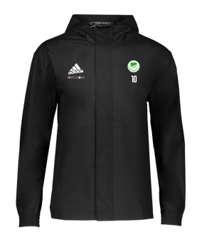 adidas Entrada 22 Allwetterjacke Kids Schwarz