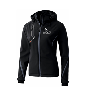 Erima Softshell Jacke Active Wear Damen Schwarz