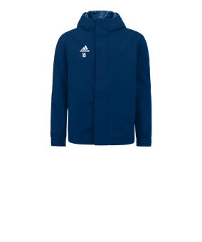 Veste tout temps enfants adidas Entrada 22 bleu 