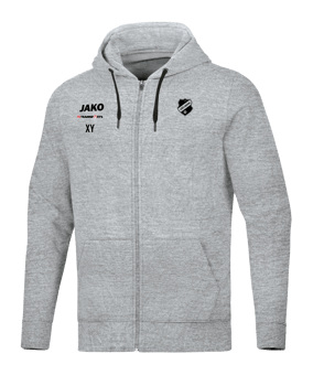 JAKO Base Kapuzenjacke Kids Grau F41