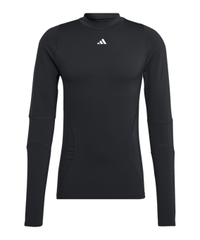 adidas Techfit Coldready Sweatshirt Schwarz - schwarz
