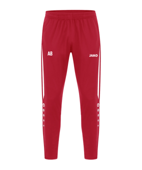 JAKO Power Polyesterhose Damen Rot Weiss F105