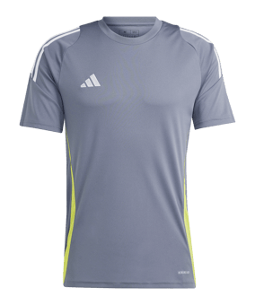 adidas Tiro 24 Trikot Grau Weiss Gelb - grau