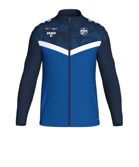 JAKO Iconic Polyesterjacke Kids Blau F403