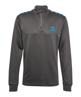 Hummel Staltic Poly Half Zip Sweatshirt Grau F1025 - grau