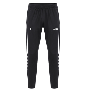 JAKO Power Polyesterhose Schwarz Weiss F802