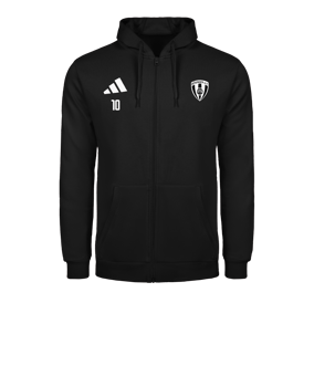 adidas Entrada 26 Kapuzenjacke Schwarz