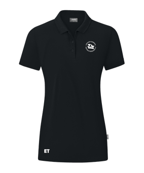 JAKO Organic Polo Shirt Damen Schwarz F800