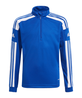 adidas Squadra 21 Trainingstop Kids Blau Weiss - blau