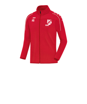JAKO Classico Trainingsjacke Kids Rot Weiss F01