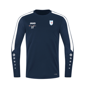 JAKO Power Sweatshirt Blau Weiss F900