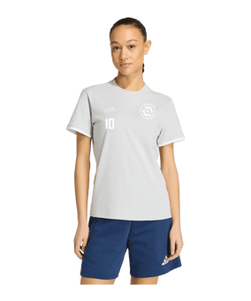adidas Entrada 26 T-Shirt Damen Grau
