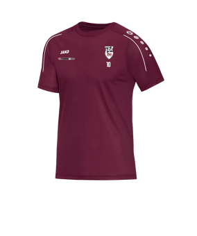JAKO Classico T-Shirt Weinrot F14