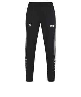 JAKO Power Freizeithose Damen Schwarz Weiss F802