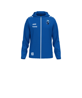 JAKO One Kapuzenjacke Kids Blau F400