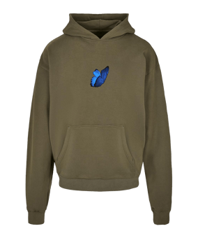 Mister Tee Le Papilloversized Hoody Grün - gruen