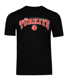 Nike TFF Türkei Biz Bitti Demeden Bitmez T-Shirt Schwarz Ftffcz0881bitmezschwarz