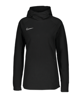 Nike Academy Hoody Damen Schwarz Weiss F010 - schwarz