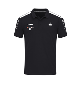 JAKO Power Poloshirt Schwarz Weiss F800