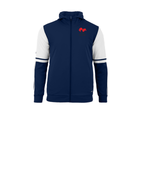 adidas Squadra 25 Jas met capuchon Kids Blauw 