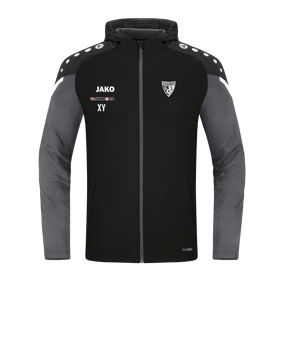 JAKO Performance Kapuzenjacke Kids Schwarz F804