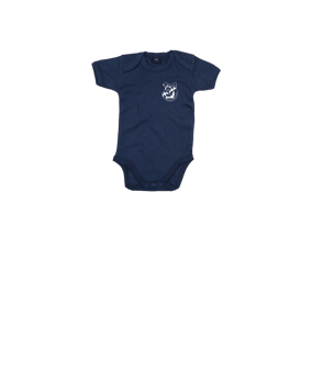 Merch Baby Body Nautical Navy | #logo1c