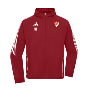 adidas Tiro 24 Windbreaker Rot Weiss