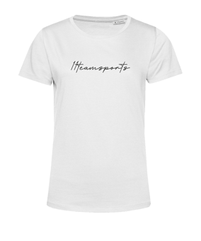 11teamsports Handwriting T-Shirt Damen Weiss - weiss