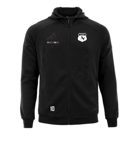adidas Tiro 25 Travel Kapuzenjacke Schwarz