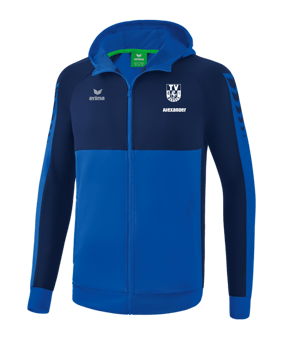 Erima SIX WINGS Kapuzenjacke Blau