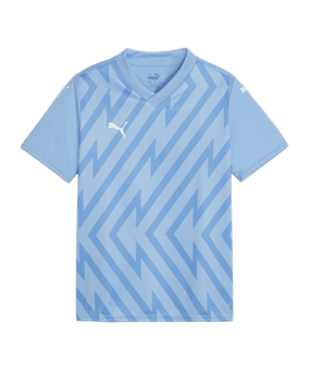 PUMA teamGLORY Trikot Kids Blau Weiss Blau F18 - blau