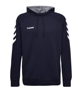 Hummel Cotton Hoody Kids Blau F7026 - blau