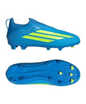 adidas F50 League LL FG/MG Ice Cold Precision Kids Blau - blau