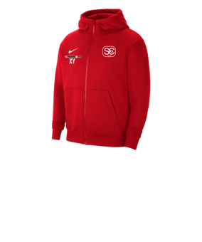 Nike Park 20 Fleece Kapuzenjacke Kids Rot F657
