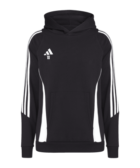 adidas Tiro 24 Hoody Kids Schwarz Weiss
